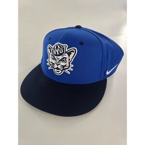 Nike BYU Cougars Flat Bill Cap Hat Adult 7 1/2 True Navy Blue Brigham Young New